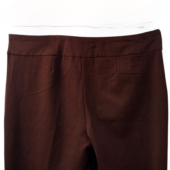 New Directions: Straight Leg Pull-on Pants, Size 3X, Brown - Picture 5 of 7